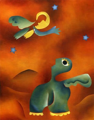 Painting by Joel Traylor, JET III, J Traylor