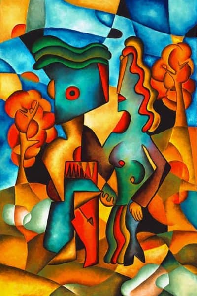 Painting by Joel Traylor, JET III, J Traylor