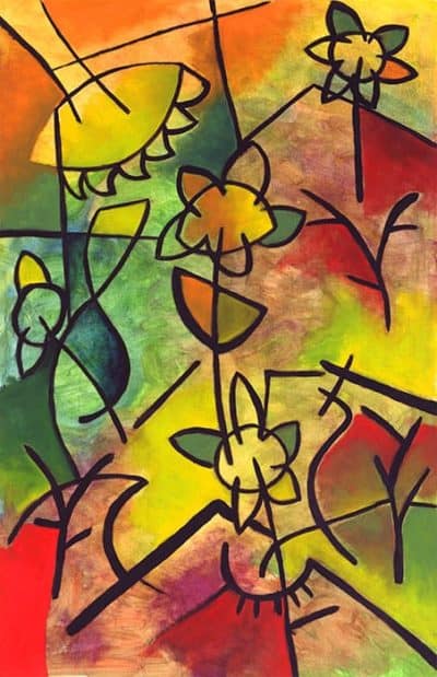 Painting by Joel Traylor, JET III, J Traylor