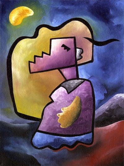 Painting by Joel Traylor, JET III, J Traylor