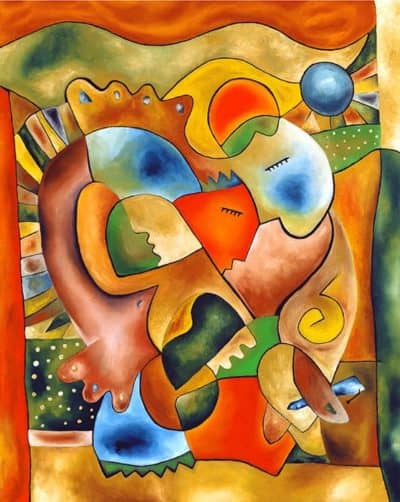 Painting by Joel Traylor, JET III, J Traylor