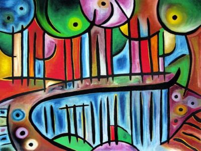 Painting by Joel Traylor, JET III, J Traylor