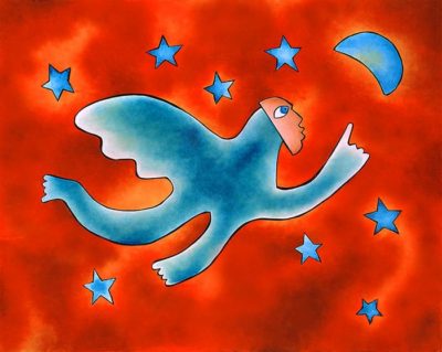 Painting by Joel Traylor, JET III, J Traylor