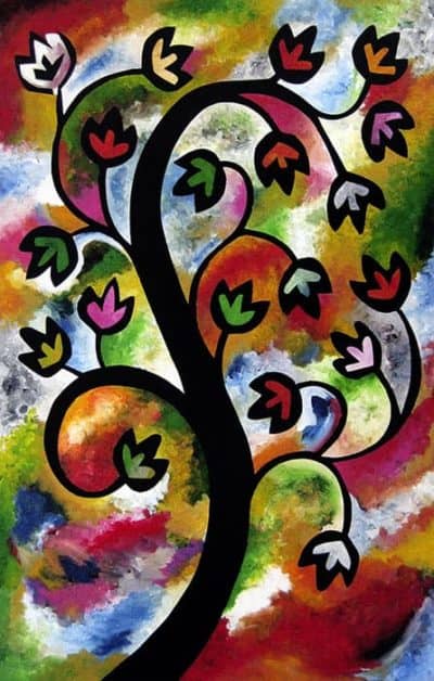 Painting by Joel Traylor, JET III, J Traylor