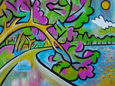 Painting by Joel Traylor, JET III, J Traylor