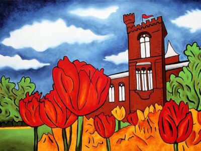 Smithsonian Castle painting