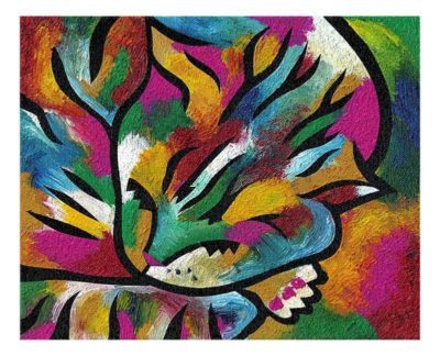 Cat pose painting
