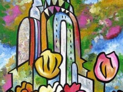 Painting by Joel Traylor, JET III, J Traylor