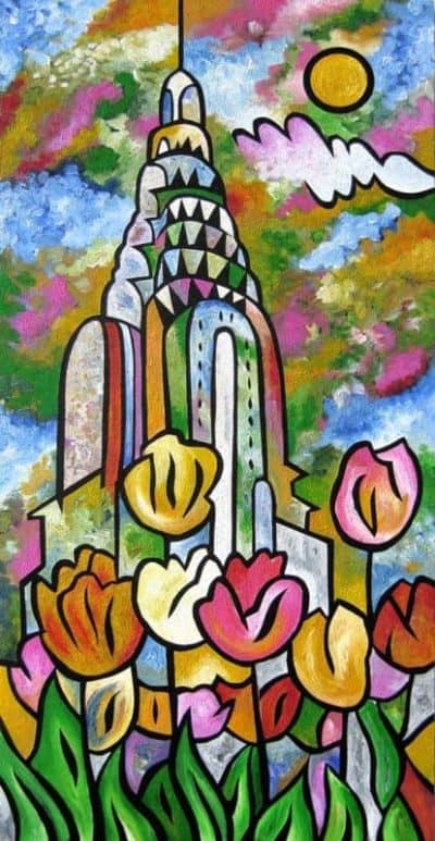 Painting by Joel Traylor, JET III, J Traylor