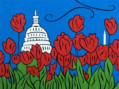 DC Tulip Pop painting