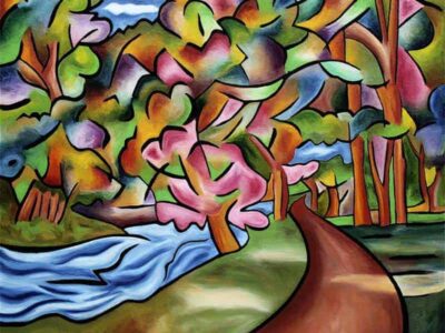 Painting by Joel Traylor, JET III, J Traylor
