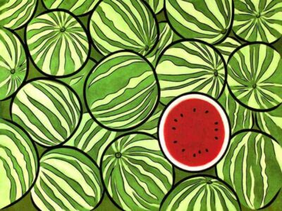 watermelons painting