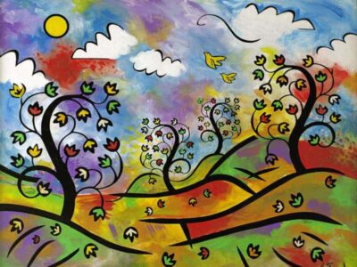 Painting by Joel Traylor, JET III, J Traylor