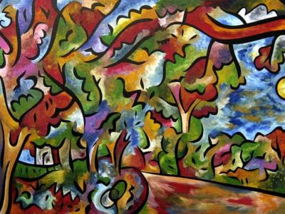 Painting by Joel Traylor, JET III, J Traylor