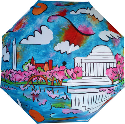 Cherry Blossom Jefferson Umbrella