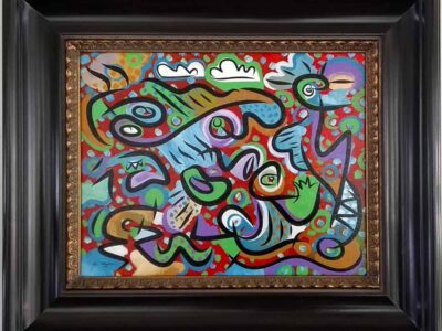 Painting by Joel Traylor, JET III, J Traylor