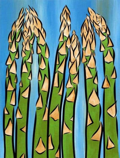 asparagus print