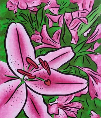 Painting by Joel Traylor, JET III, J Traylor