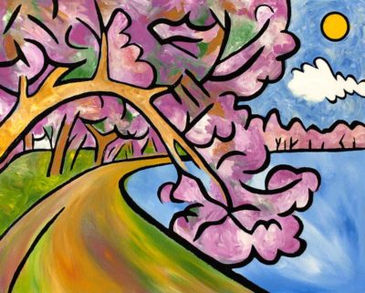 Tidal basin painting