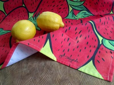 Tea Towel ~ Strawberries