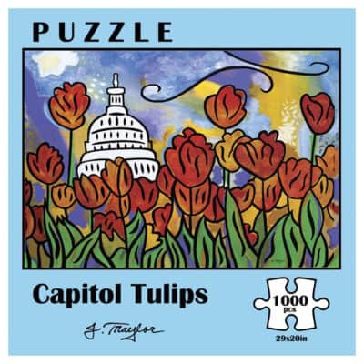 Capitol Tulips, 1000pc puzzle