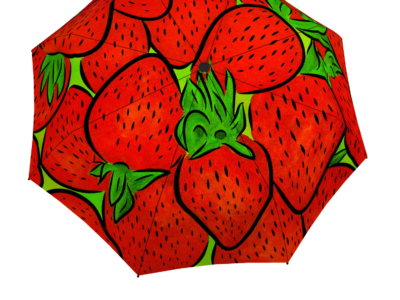 Strawberries umbrella