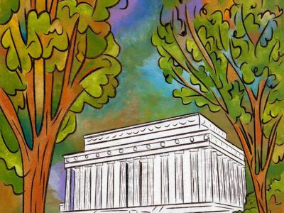 "Lincoln Summer" painting by Joel Traylor