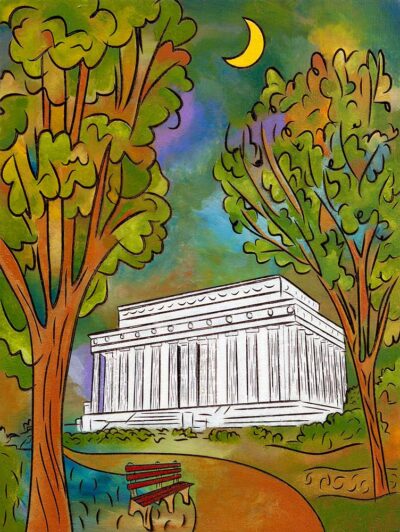 "Lincoln Summer" painting by Joel Traylor